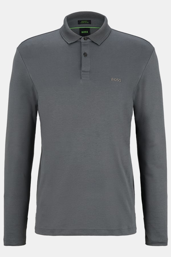 POLO ΜΠΛΟΥΖΑ BOSS - 021 ΓΚΡΙ